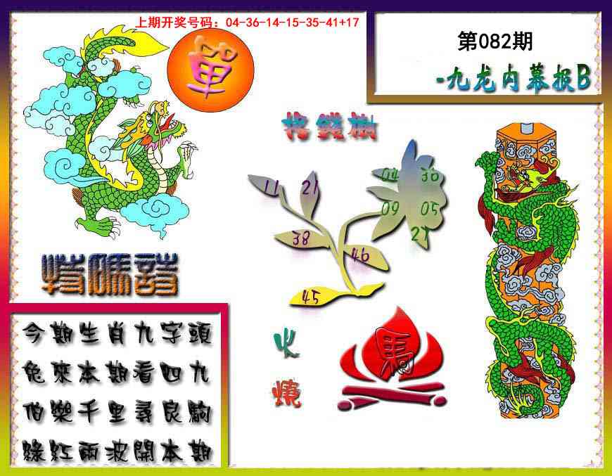 082期九龙内幕特肖图a[图]